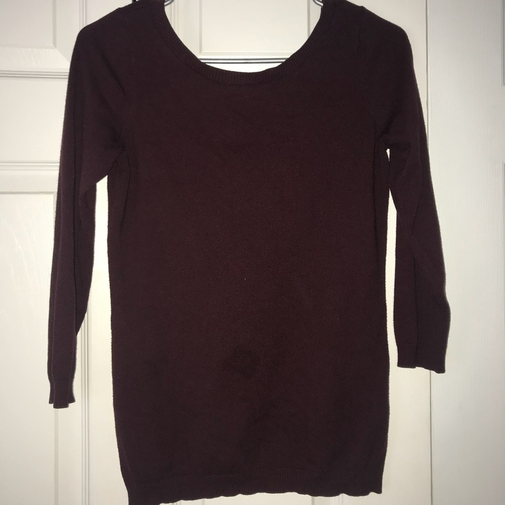 BANANA REPUBLIC burgundy sweater